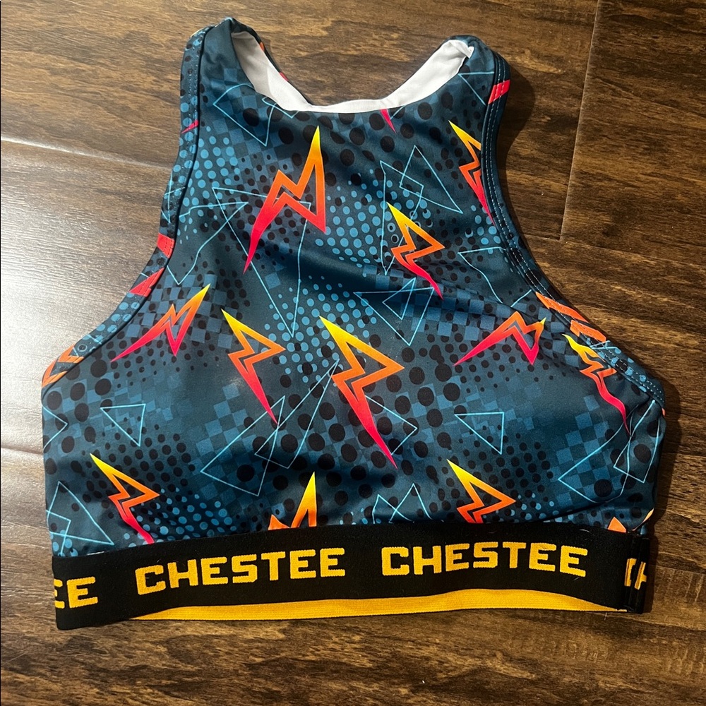 Chestee Sports Bra - Lightning - Size Small
